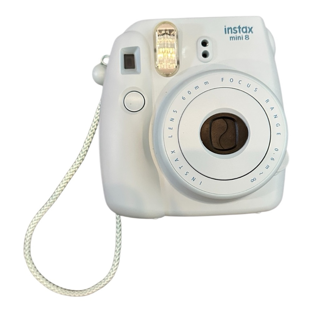Instax Mini 8 Camera in light baby blue